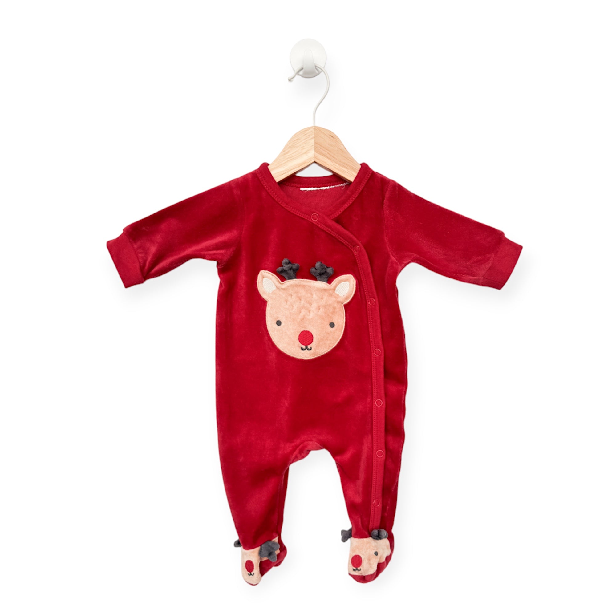 Jumpsuit Velvet Baby Grows Baby Velvet Jumpsuit (56) – The Rewear